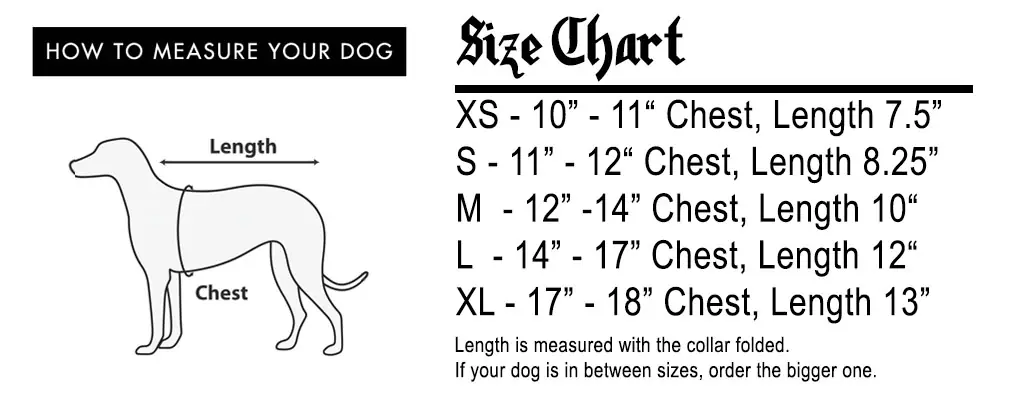 how to measure a dog for a vest